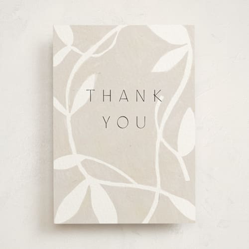 This is a sandpaper greeting cards with standard by Amy Kross called thankful branch printing on signature in greeting cards