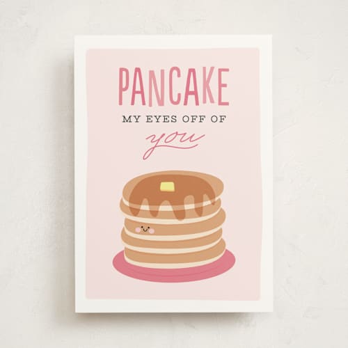 This is a bubblegum valentines day cards with standard by Jen Banks called pancake printing on signature in greeting cards
