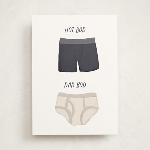 This is a powder valentines day cards with standard by Christie Garcia called all the bods printing on signature in greeting cards