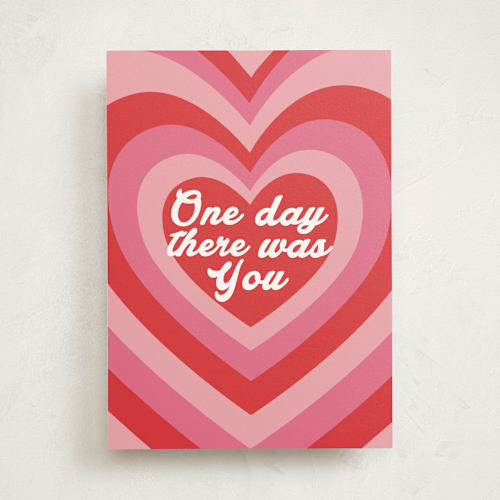 This is a cherry valentines day cards with standard by Emanuela Carratoni called only you printing on signature in greeting cards