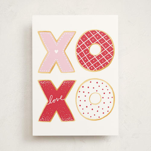 This is a fruit punch valentines day cards with standard by chocomocacino called biscotti printing on signature in greeting cards