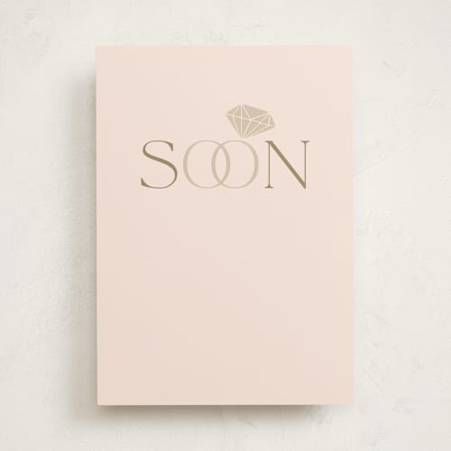 This is a carnation wedding cards with standard by Lehan Veenker called soon printing on signature in greeting cards