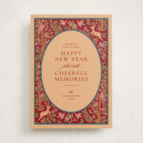 This is a mulled wine met with standard by Creo Study called holiday flora and fauna printing on signature in standard