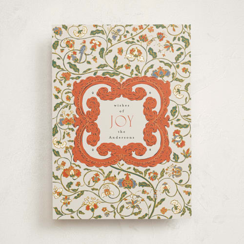 This is a coral met with standard by Gwen Bedat called jardin chinois printing on signature in standard