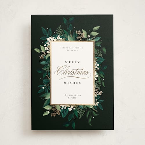 This is a emerald met with foil pressed by Susan Moyal called emerald vines printing on signature in standard