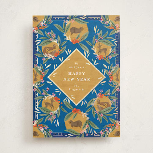 This is a azure met with foil pressed by Jackie Crawford called belles heures printing on signature in standard