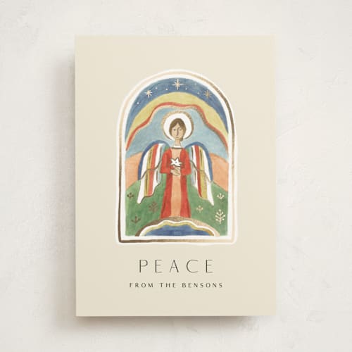 This is a cream met with foil pressed by Amy Kross called messenger printing on signature in standard