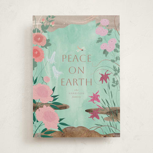 This is a moss met with foil pressed by Eve Schultz called four seasons printing on signature in standard