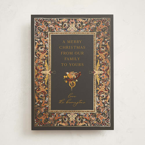This is a chocolate met with foil pressed by Becky Nimoy called  pietra dura printing on signature in standard