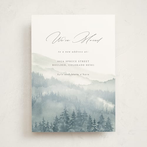 This is a fog moving announcements with standard by Helen Halik called over the mountains printing on signature in standard