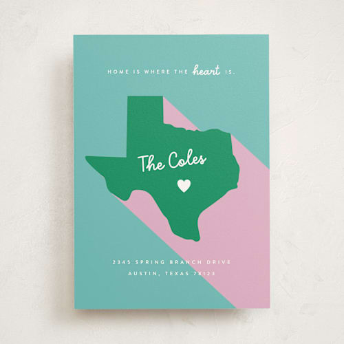 This is a sky moving announcements with standard by Lauren Chism called heart state printing on signature in standard