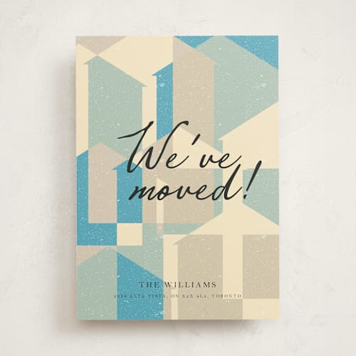 This is a caribbean moving announcements with standard by Selima Akhter called patchwork printing on signature in standard