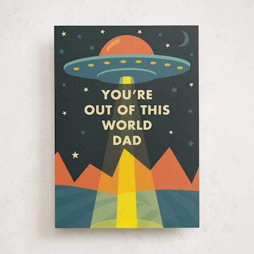 This is a midnight tbd with standard by Heather Schertzer called not a-lie-n printing on signature in greeting cards