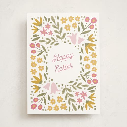 This is a winter rose tbd with standard by Iveta Angelova called pastel garden printing on signature in greeting cards