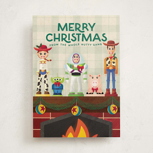 This is a mistletoe tbd with standard by Carly Reed Walker called toy story nutcracker printing on signature in greeting cards
