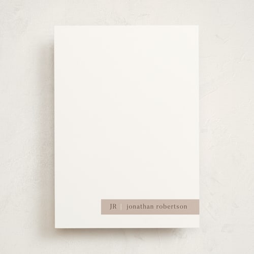 This is a cafe personalized stationery thank you cards with standard by Stacy Maalouf called minimalist tag printing on signature in 5x7