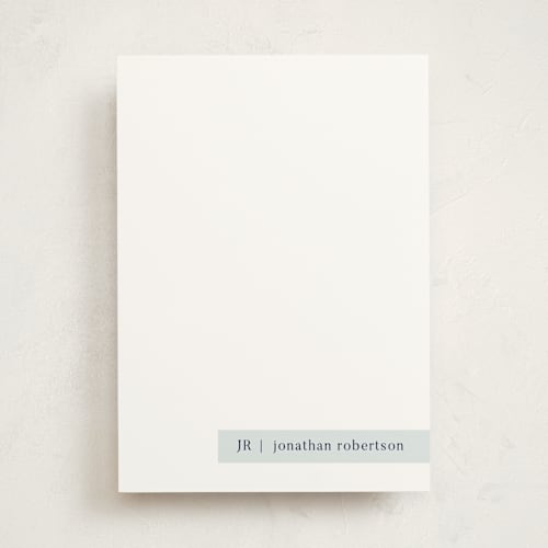 This is a sky personalized stationery thank you cards with standard by Stacy Maalouf called minimalist tag printing on signature in 5x7