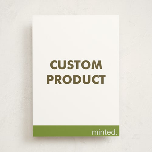 This is a charcoal table numbers by Minted called portrait printing on doublethick in standard