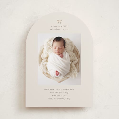 This is a latte babys first christmas with standard by Carolyn Nicks called our precious gift printing on recycled smooth signature in standard