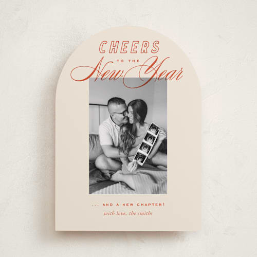 This is a cherry babys first christmas with standard by Oscar and Emma - Karly Depew called retro printing on recycled smooth signature in standard