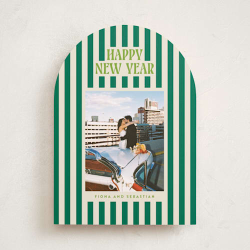 This is a balsam photo christmas cards with standard by Ekko Studio called bold & bright printing on recycled smooth signature in standard