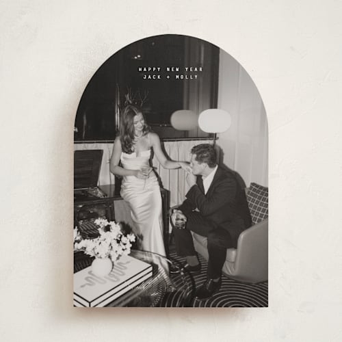 This is a snow holiday photo cards with standard by JoAnn Jinks called ultra printing on recycled smooth signature in standard