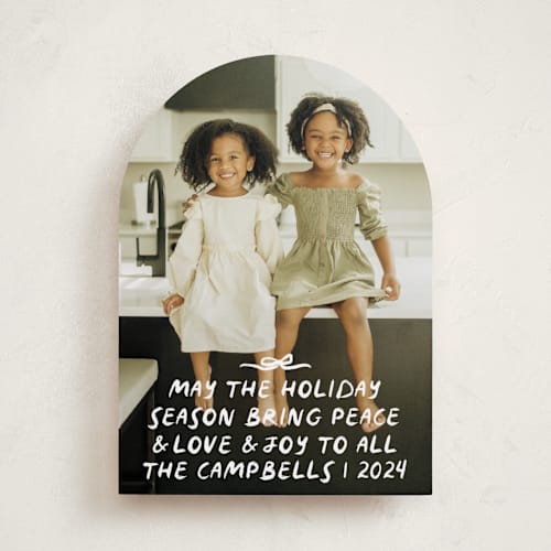 This is a snow holiday photo cards with standard by Angela Marzuki called all inclusive printing on recycled smooth signature in standard