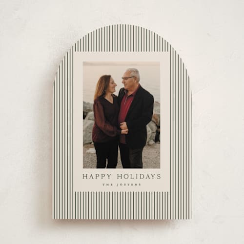 This is a balsam holiday photo cards with standard by Kristie Kern called the prep printing on recycled smooth signature in standard