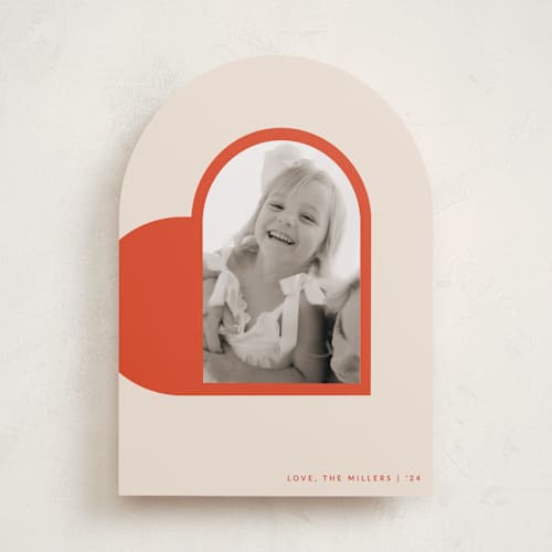This is a apple valentines day with standard by Sumak Studio called minimalistic heart printing on recycled smooth signature in standard