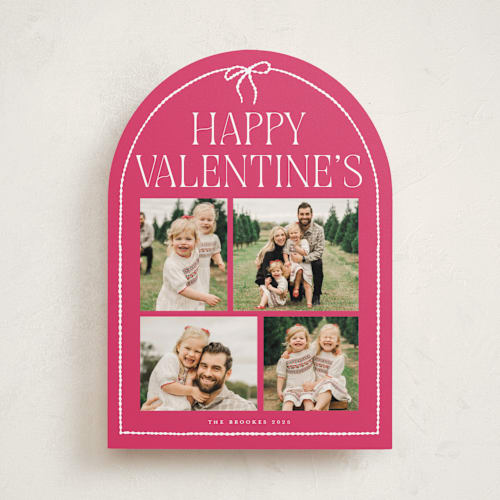 This is a peony valentines day with standard by Vivian Yiwing called frame bow printing on recycled smooth signature in standard