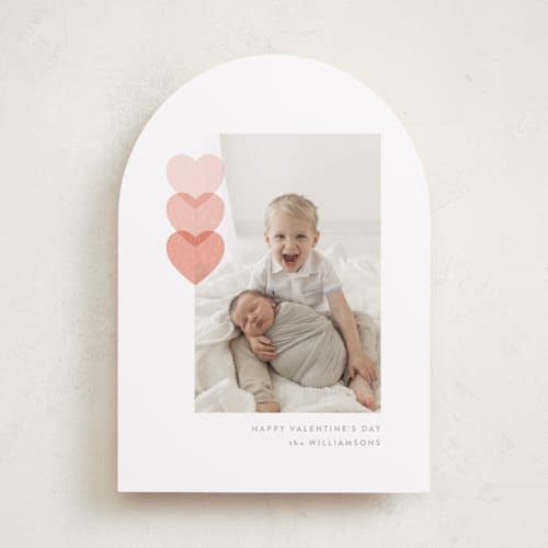 This is a peach valentines day with standard by Hudson meet Rose called love hearts printing on recycled smooth signature in standard