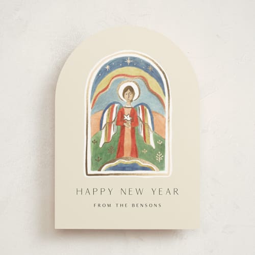 This is a cream met with foil pressed by Amy Kross called messenger printing on signature in standard