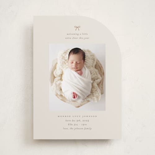 This is a latte babys first christmas with standard by Carolyn Nicks called our precious gift printing on recycled smooth signature in standard