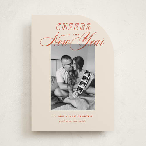 This is a cherry babys first christmas with standard by Oscar and Emma - Karly Depew called retro printing on recycled smooth signature in standard