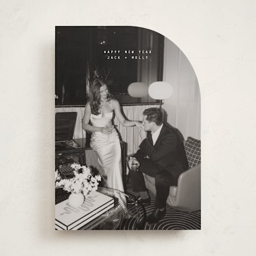 This is a snow holiday photo cards with standard by JoAnn Jinks called ultra printing on recycled smooth signature in standard