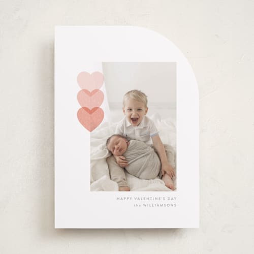 This is a peach valentines day with standard by Hudson meet Rose called love hearts printing on recycled smooth signature in standard