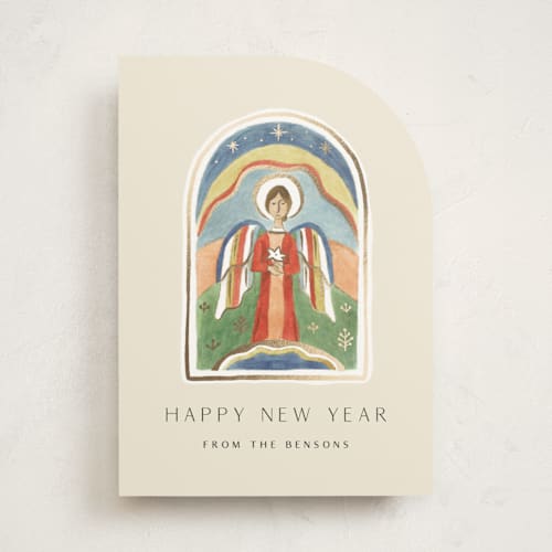 This is a cream met with foil pressed by Amy Kross called messenger printing on signature in standard