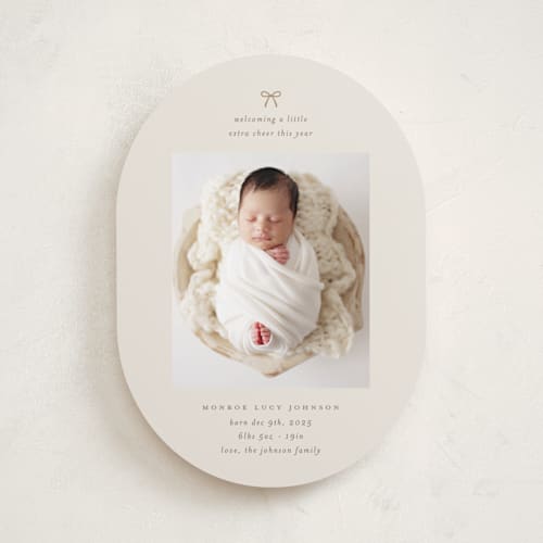 This is a latte babys first christmas with standard by Carolyn Nicks called our precious gift printing on recycled smooth signature in standard