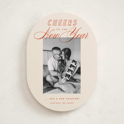 This is a cherry babys first christmas with standard by Oscar and Emma - Karly Depew called retro printing on recycled smooth signature in standard