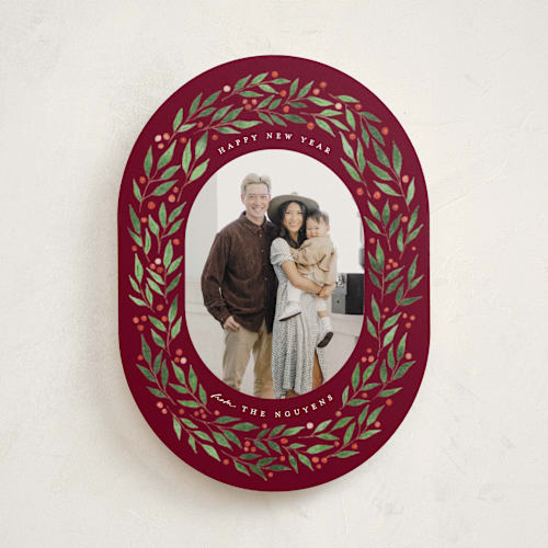 This is a mulled wine photo christmas cards with standard by Brooke Chandler called folksy christmas printing on recycled smooth signature in standard