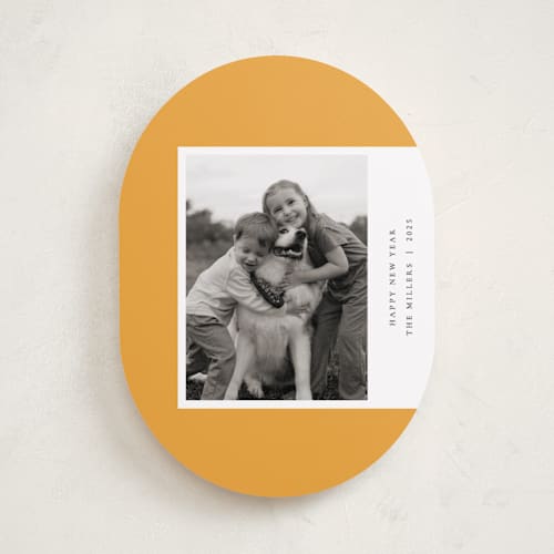 This is a honey new year photo cards with standard by Sumak Studio called aside printing on recycled smooth signature in standard