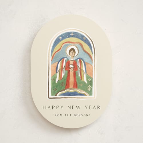 This is a cream met with foil pressed by Amy Kross called messenger printing on signature in standard