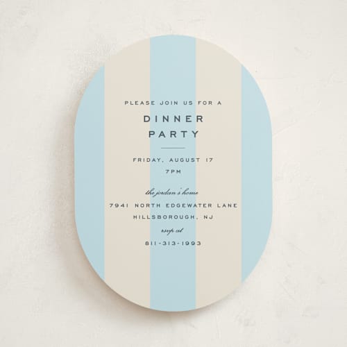 This is a costa party invitations with standard by Megan Davis called campania printing on signature in standard