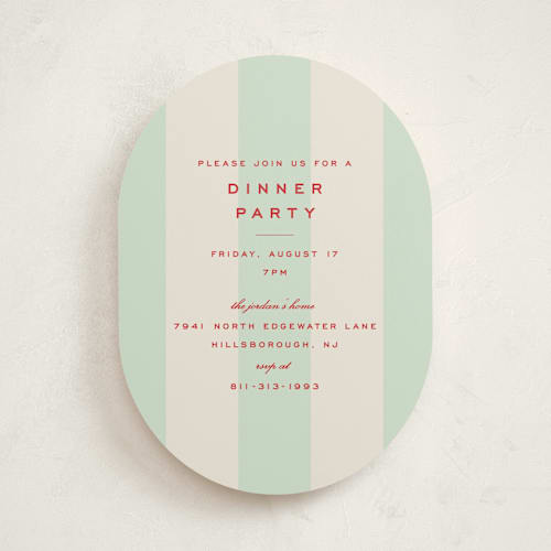 This is a fresca party invitations with standard by Megan Davis called campania printing on signature in standard