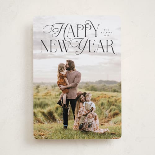 This is a ocean photo christmas cards with standard by Erin German called peaceful earth printing on recycled smooth signature in standard