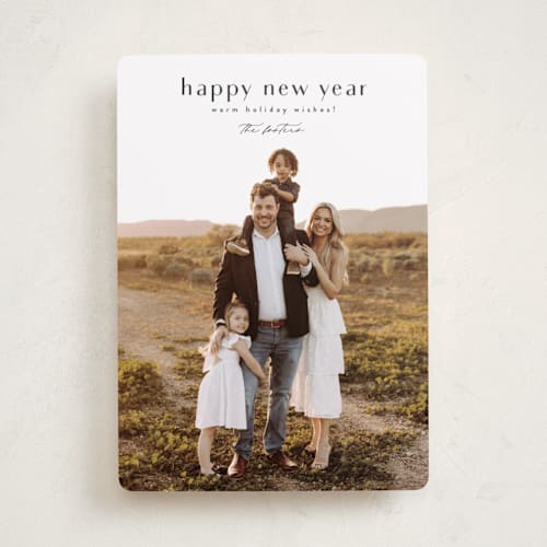 This is a ink photo christmas cards with standard by Stacey Meacham called typed up printing on recycled smooth signature in standard