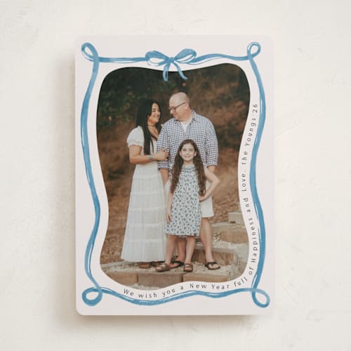 This is a sky photo christmas cards with standard by Pati Cascino called make me happy printing on recycled smooth signature in standard