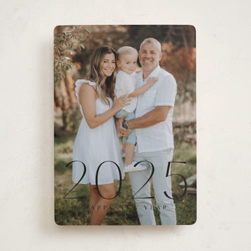 This is a ink new year photo cards with standard by Yaling Hou Suzuki called chapter 2025 printing on recycled smooth signature in standard