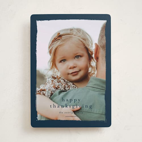 This is a blueberry thanksgiving cards invitations with standard by Jessica Williams called soft edge printing on recycled smooth signature in standard
