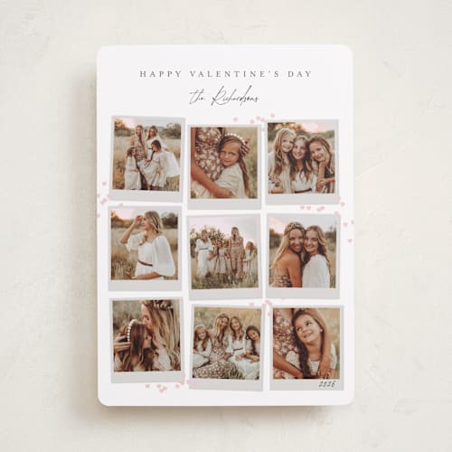 This is a sugar valentines day with standard by Jessica Williams called heart sprinkles printing on recycled smooth signature in standard